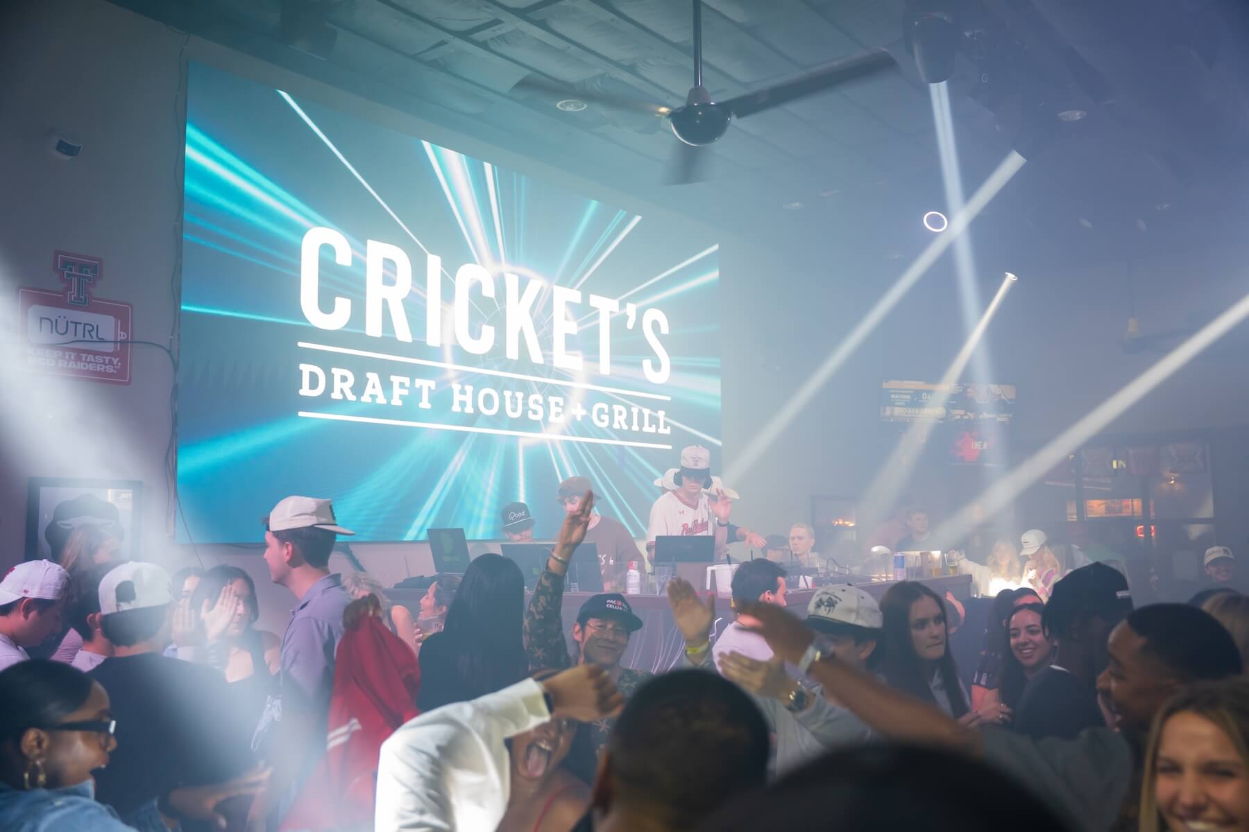 DJ stage at Cricket's
