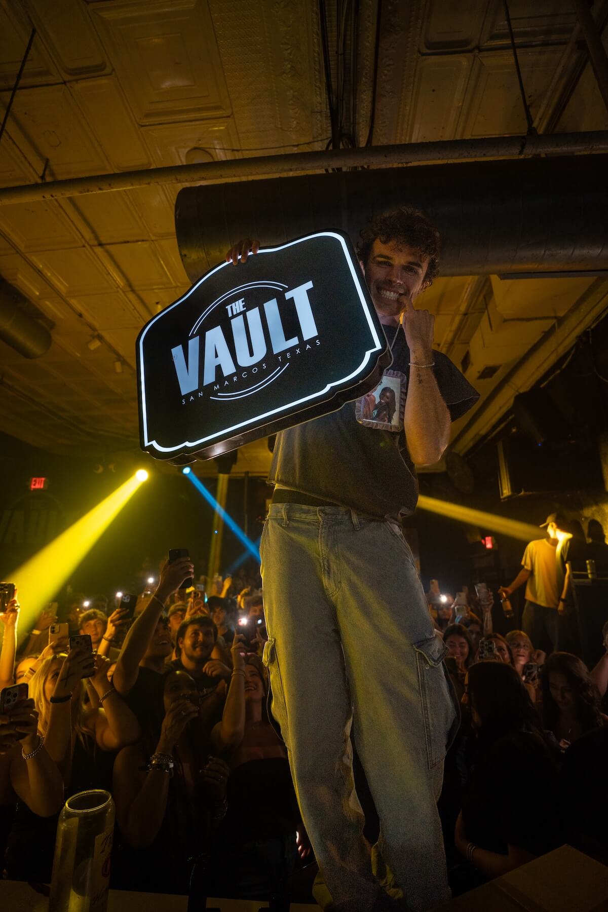 Love Island Nicolas Vansteenberghe at the Vault