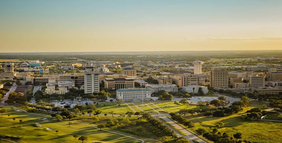 Skyline view of College Station